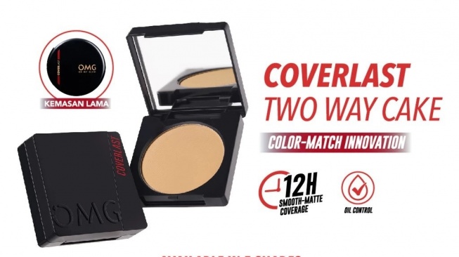 OMG Oh My Glam Coverlast Two Way Cake (Shopee)