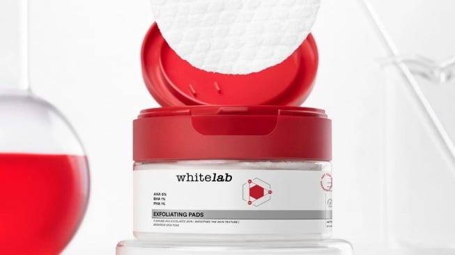 Whitelab Exfoliating Pads Peeling AHA BHA PHA.