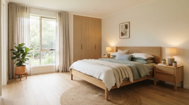 8 Dekorasi Kamar Tidur Feng Shui Minimalis, Ruangan Lebih Tenang dan Rapi