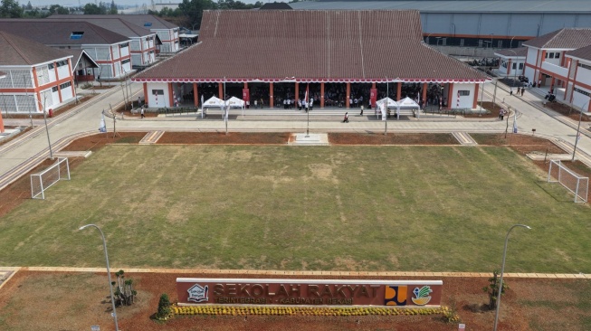 Wujud salah satu infrastruktur Sekolah Rakyat yang dibangun PT Brantas Abipraya (Persero). (Dok: Brantas Abipraya)
