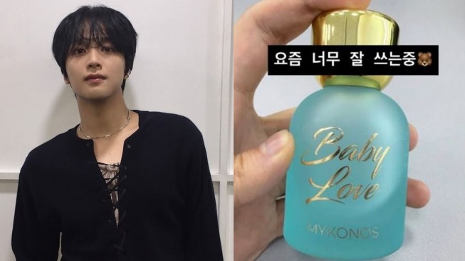 Mykonos Baby Love, parfum yang dipakai Haechan NCT. (Instagram/haechanahceah)