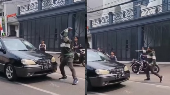 Provokasi Warga! Pria Teriak 'Maling' dan Rusak Mobil di Jagakarsa Diburu Polisi