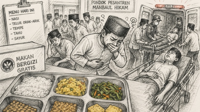 Ujian Berat MBG: Ketika Nasi, Tempe, dan Telur Berujung Keracunan Massal di Pesantren Sidoarjo