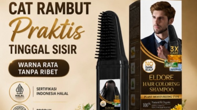 ELDORE Shampo Pewarna Rambut