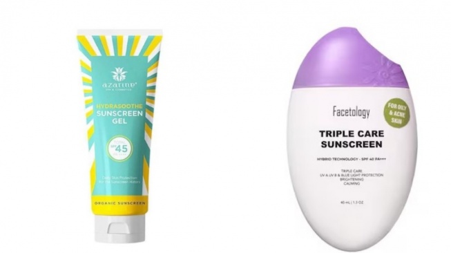 Perbedaan Sunscreen Sejuta Umat Azarine vs Facetology, Bagus Mana?