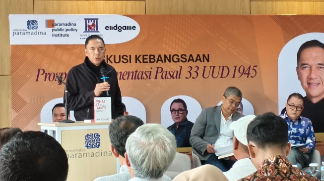 Gita Wirjawan Maknai Ulang Pasal 33 UUD 1945: Tak Cukup SDA, Fokus Juga ke SDM