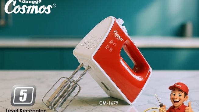 Cosmos Hand Mixer Real Turbo CM-1679 (Shopee)