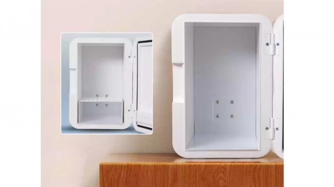 TaffHOME Kulkas Mini Mobil 2in1 Cooler Warmer 8L (shopee)