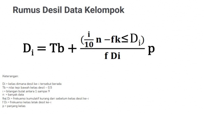 Apa itu desil dalam Statistika. (lmsspada.kemdiktisaintek.go.id)