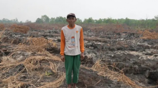 Laporan Media Inggris: Kebun Petani Kalimantan Terbakar Habis di HUT Kemerdekaan RI