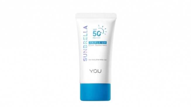 Y.O.U Sunbrella Ceramide-Zinc Triple UV Airy Sunscreen SPF50 PA++++ (Shopee)