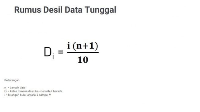 Apa itu desil dalam Statistika. (lmsspada.kemdiktisaintek.go.id)