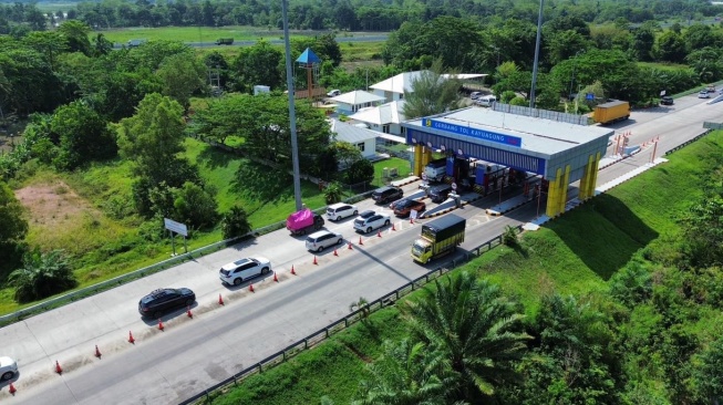 Gerbang Tol Kayuagung. (Dok: Hutama Karya)