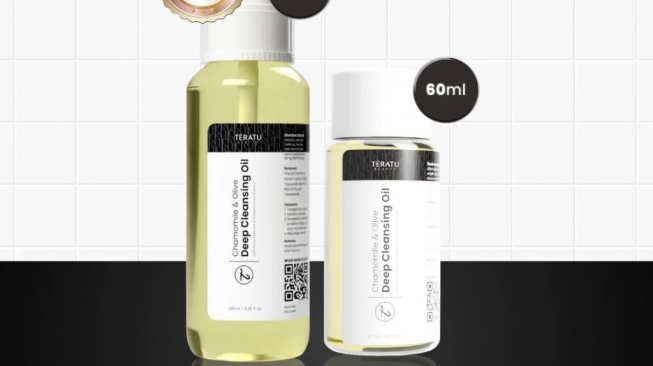 TERATU BEAUTY Chamomile & Olive Deep Cleansing Oil (Shopee)