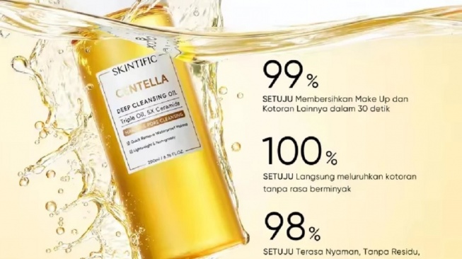 Skintific Centella Deep Cleansing Oil (Shopee)