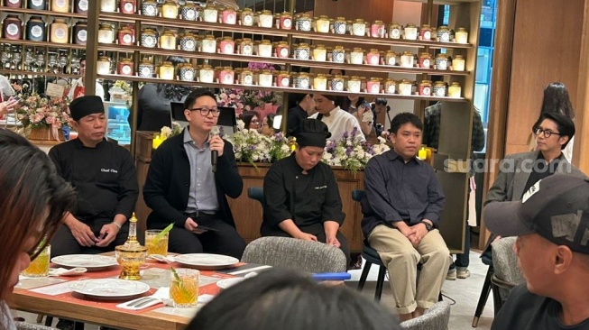 Opening SaaWaan Thai Bistro & Tea Room di Astha District 8, Jakarta, pada Sabtu, 29 Agustus 2026. (Suara.com/Dini Afrianti Efendi)