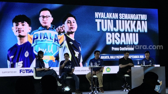 Piala by.U 2026 resmi dibuka, Jakarta, Kamis (3/9/2026). [Suara.com/Dythia]
