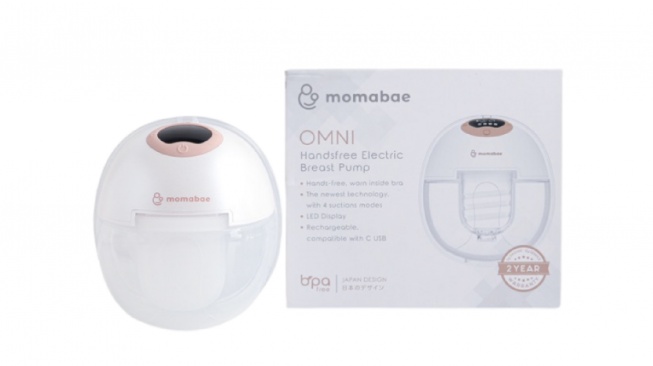 Momabae OMNI Handsfree Electric Breastpump (lilla)