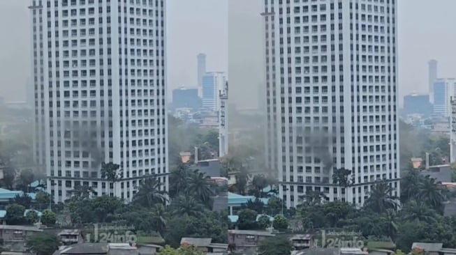 Api Masih Merah! 105 Personel Cari Korban Kebakaran Apartemen Pavilion Tanah Abang yang Terjebak