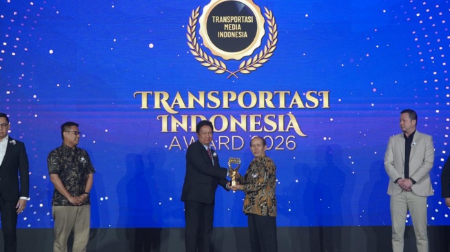 PT Biro Klasifikasi Indonesia (Persero) atau BKI meraih penghargaan Transportasi Indonesia Award 2026 di Auditorium Binakarna, Jakarta. [handout]