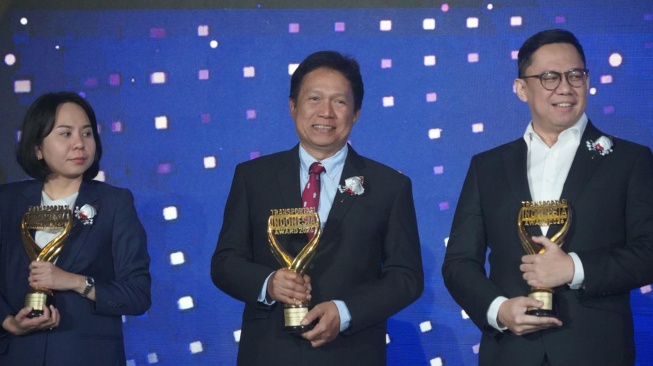 PT Biro Klasifikasi Indonesia (Persero) atau BKI meraih penghargaan Transportasi Indonesia Award 2026 di Auditorium Binakarna, Jakarta. [handout]