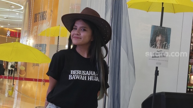 Penyanyi Idgitaf ditemui di Kuningan, Jakarta Selatan pada Kamis,