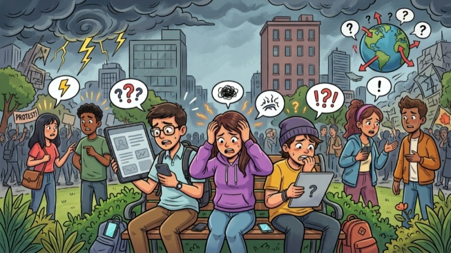 Masa Depan di Atas Lantai Kaca: Saat Krisis Global dan Politik Hancurkan Mental Gen Z