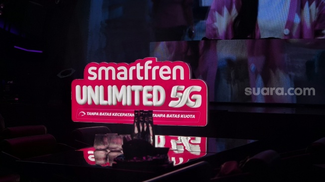 Smartfren Unlimited 5G di Surabaya. [Suara.com/Dythia]