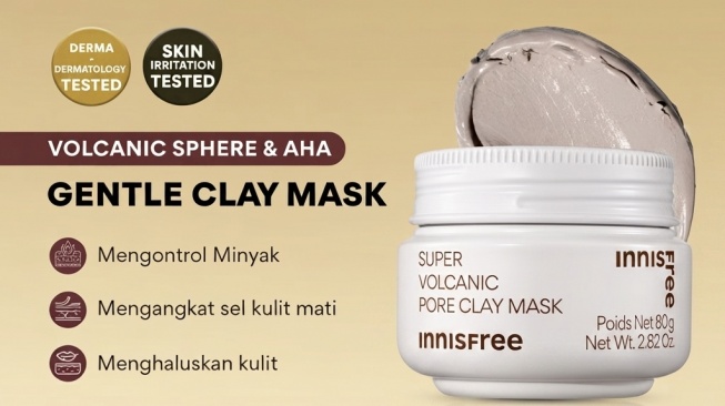Innisfree Super Volcanic Pore Clay Mask (Shopee)