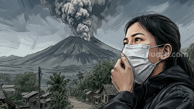 Bukan Debu Biasa, Abu Vulkanik Gunung Anak Krakatau Bisa Picu Peradangan Paru hingga Sesak Napas
