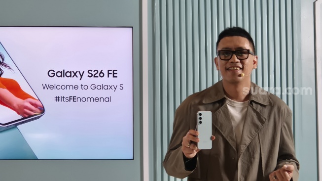 Peluncuran Samsung Galaxy S26 FE di Jakarta, Senin (7/9/2026). [Suara.com/Dythia]