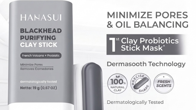 Hanasui Blackhead Purifying Clay Stick (Shopee)
