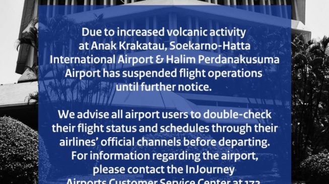 Peringatan Belanda: Tutup Jendela dan Pintu Balkon Jika Terjadi Hujan Abu Gunung Anak Krakatau