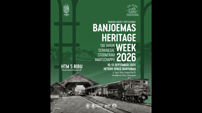 Banjoemas Heritage Week 2026 Hadirkan Jejak Sejarah Kereta Uap Lembah Serayu