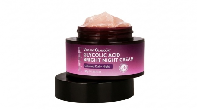 VIBRANT GLAMOUR Glycolic Acid Night Cream (Shopee)