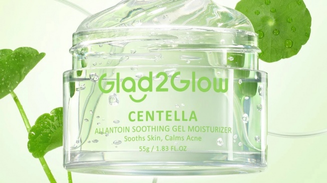 Glad2Glow Centella Water Gel Moisturizer Madeca Cream Cica.