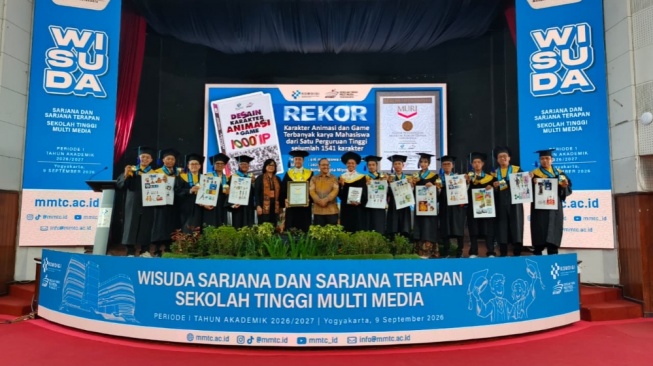 STMM MMTC Yogyakarta Cetak Rekor MURI 1.541 Animasi Karya Mahasiswa