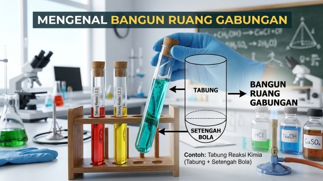 Cara Menghitung Luas Permukaan Bangun Ruang Gabungan Tanpa Salah Rumus