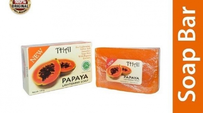 THAI Papaya Brightening Soap (Shopee)