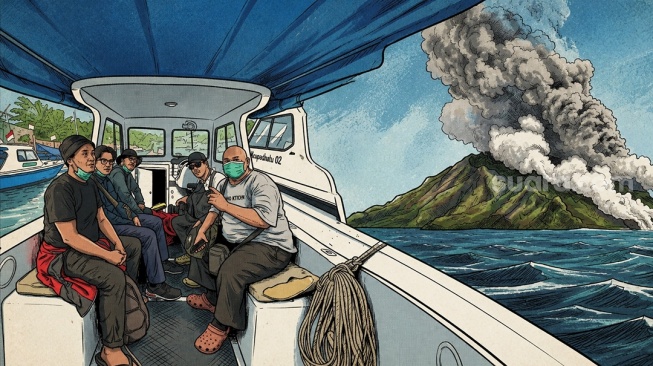 Firasat Tak Biasa Rekan Profesi Sebelum Jurnalis Antara Hilang di Krakatau: Sampai Ucap Kata Pamit