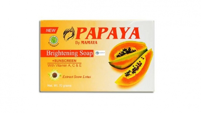 Papaya By Mamaya Brightening Soap (Shopee)
