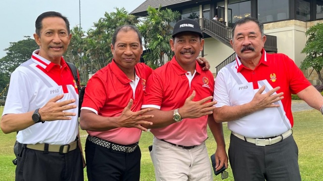 Bakar Semangat Juang, Plt Ketum PPAD Turun Langsung Kawal Atlet Golf di Surabaya (Ist.)