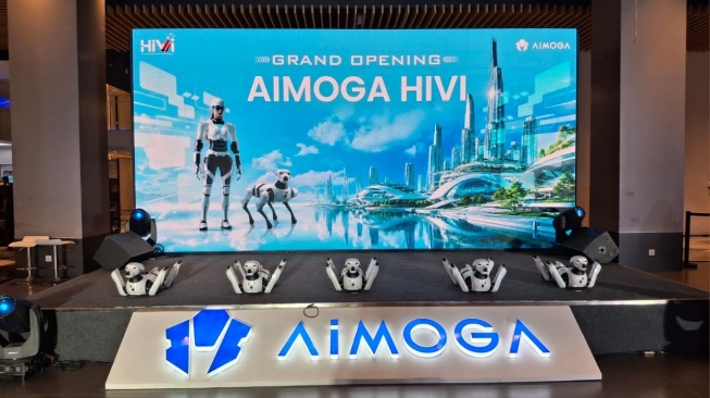 AiMOGA perusahaan robotika berbasis AI yang bekerja sama secara strategis dengan Chery. (Foto: SUARA.COM/Michele Alessandra)