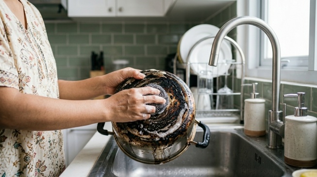 8 Cara Mudah Membersihkan Panci Gosong dan Berkerak agar Kembali Kinclong