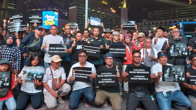 Menanti Kepulangan Jurnalis yang Hilang Saat Meliput Anak Krakatau, PFI Gelar Doa Bersama