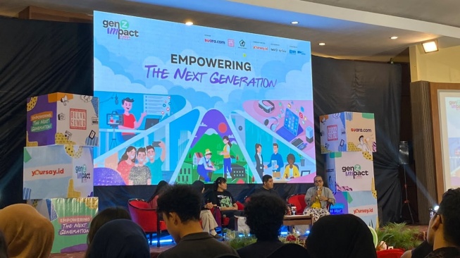 Sesi Creator Showcase di Acara Gen Z Impact Fest 2026 (Suara.com/Dita)