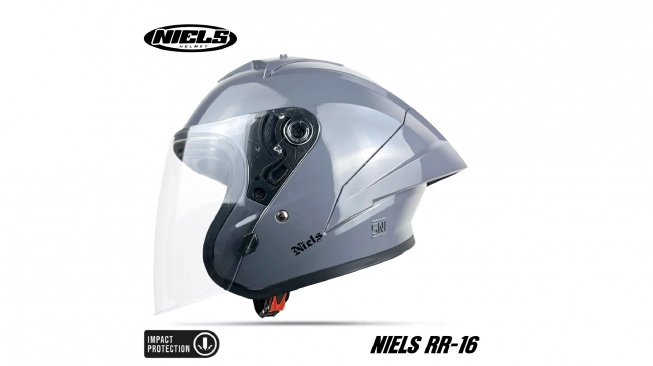 NIELS RR16 Helm Half Face (shopee)
