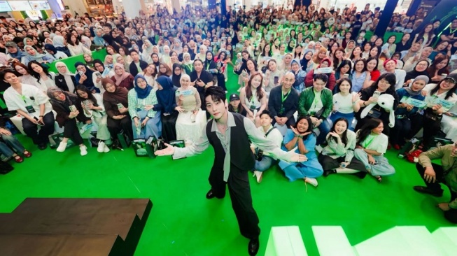 Cheng Lei hadir dalam acara iQIYI Starship yang digelar di Gandaria City, Jakarta Selatan, pada Sabtu, 12 September 2026. [dok: iQIYI]