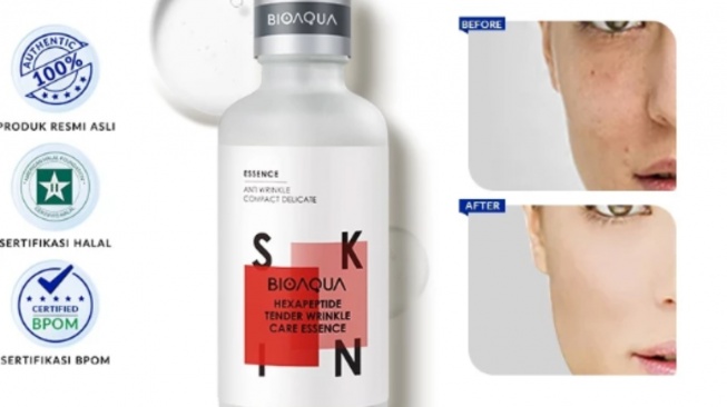 Bioaqua Hexapeptide Tender Wrinkle Care Essence. [Shopee]