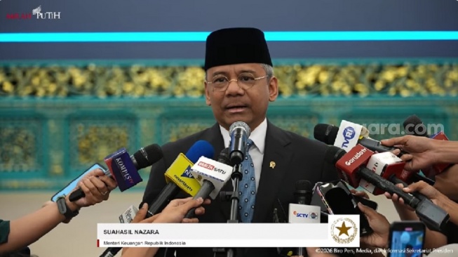 Presiden Prabowo Subianto resmi mengganti Menteri Keuangan Purbaya Yudhi Sadewa dengan Suahasil Nazara, Senin (14/9/2026).
